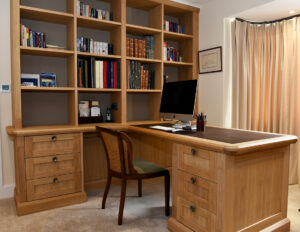 Classic-style-oak-home-office