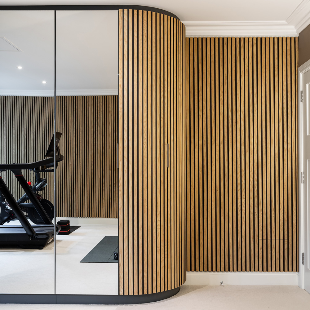 Wood-gym-panelling