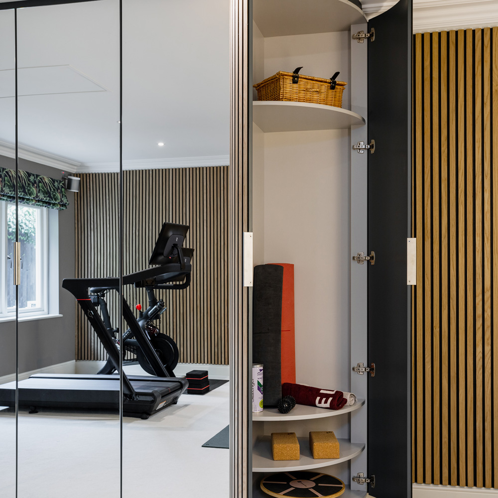 Built-in-gym-storage
